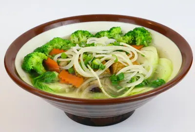 Vegetarian & Fried Tofu Noodle Soup